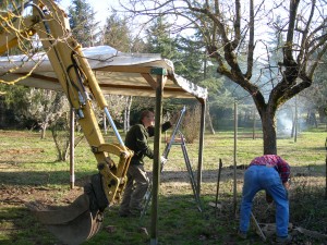 Moving the gazebo